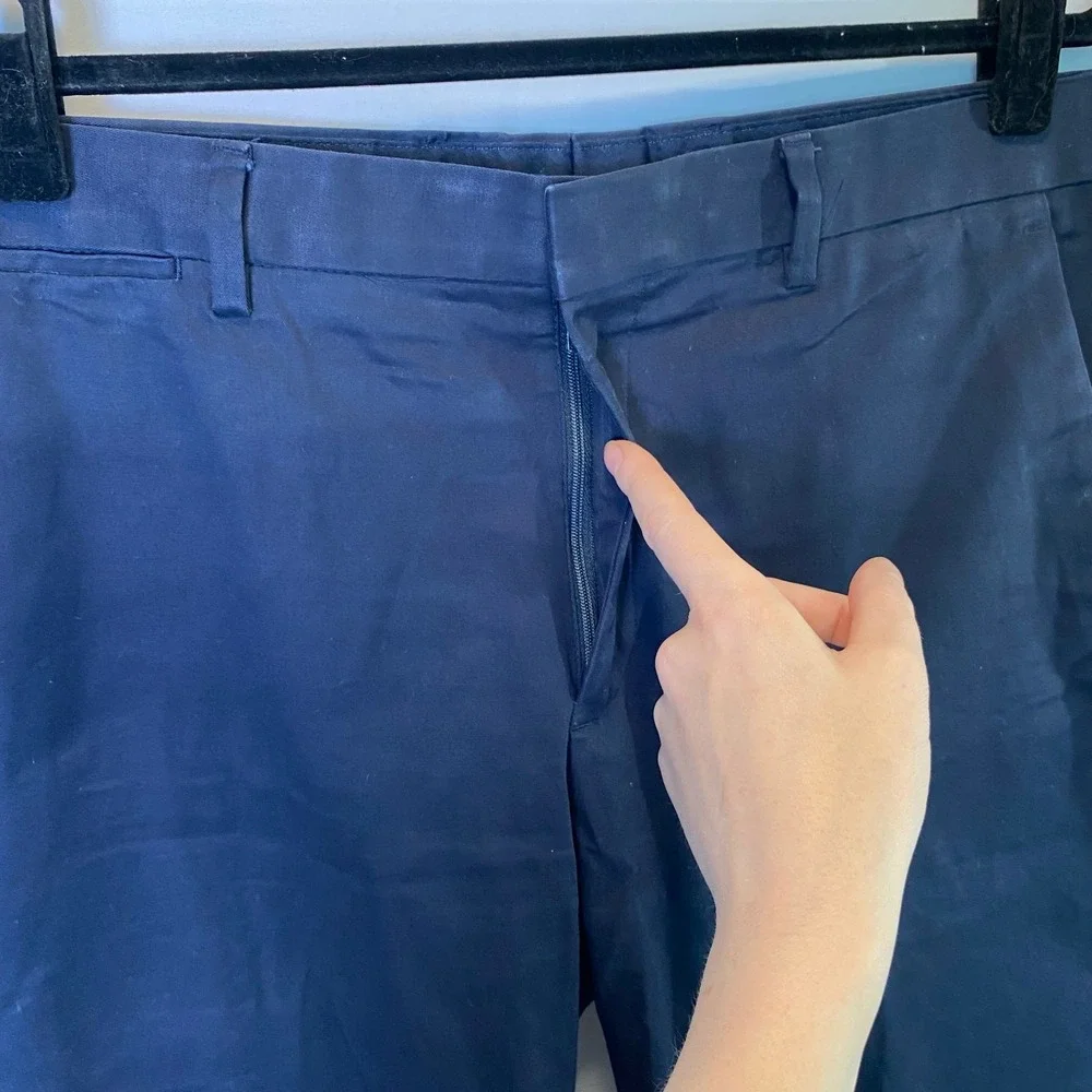 Express Men's Producer‎ Dress Pants Slacks Navy Size 34/30